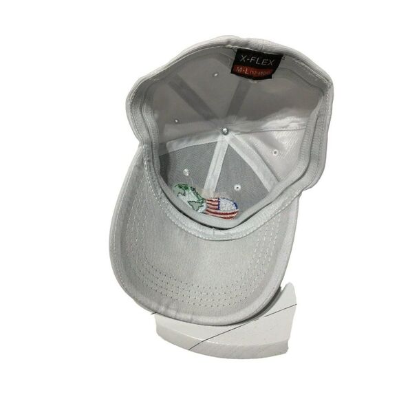 Nava X-Flex Baseball Cap M-L White Men's Hat - Picture 6 of 7